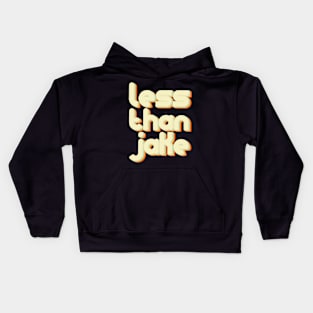 vintage color less than jake Kids Hoodie